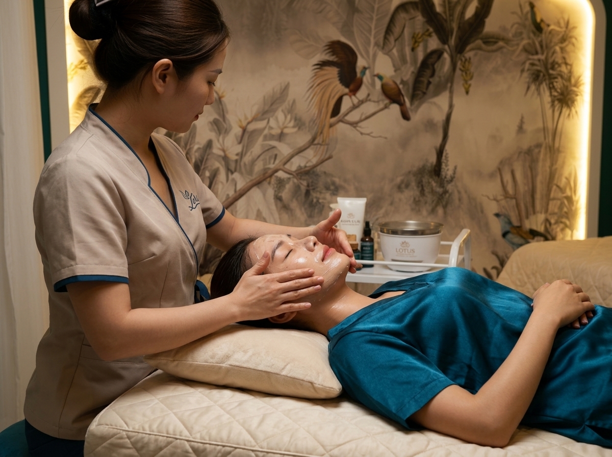 Dưỡng Sinh Vùng Đầu (Thanh Trí Bổ Não) | CHĂM SÓC CHUYÊN SÂU & CHỮA LÀNH (60 Phút) | Lotus Spa